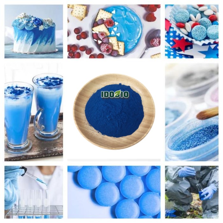 Blue Spirulina Extract Phycocyanin E6 E10 E18 E25